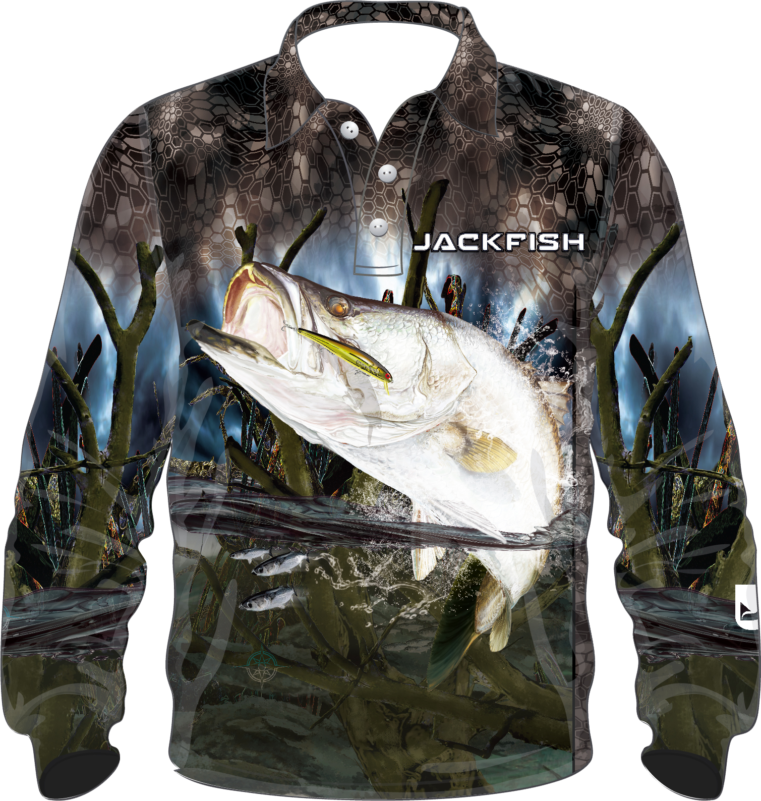 Barramundi Long Sleeve Fishing Shirt Youth